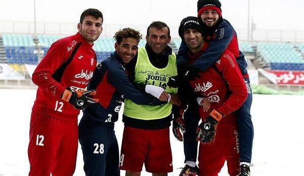 عکس برف شادی پرسپولیس
