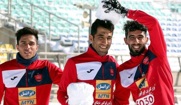 عکس برف شادی پرسپولیس
