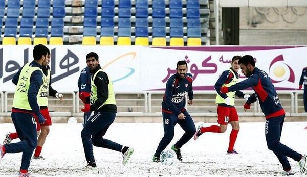 عکس برف شادی پرسپولیس