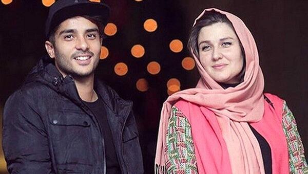 عکس سینا مهراد و همسرش