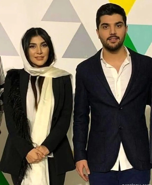 عکس سینا مهراد و همسرش