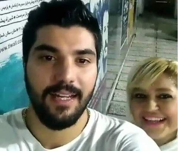 عکس سینا سهیلی و همسرش