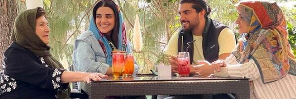 عکس های سینا مهراد با خانواده