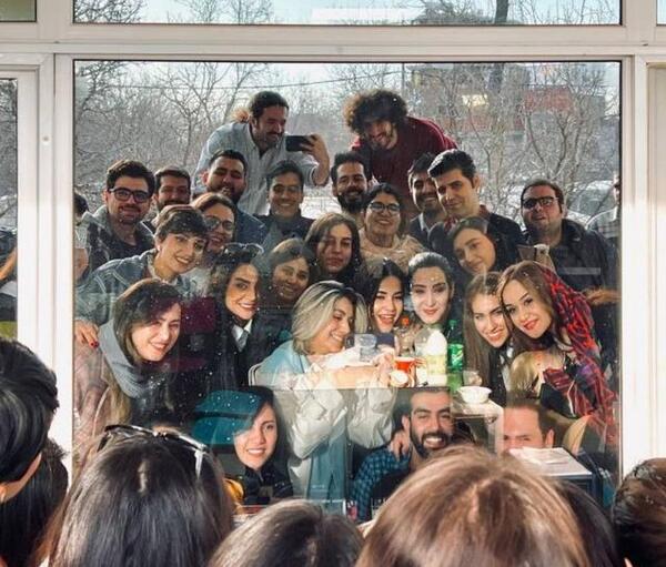 عکس سینا فرحی و عاطفه