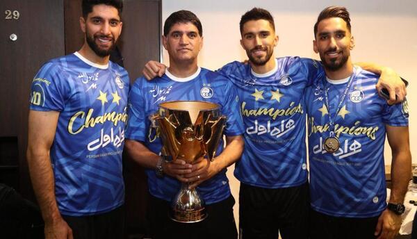 عکس سینا سعیدی فر دروازه بان استقلال