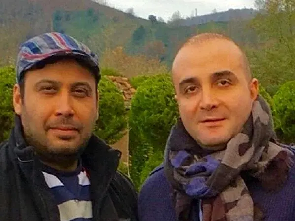 عکس سینا سرلک و همسرش