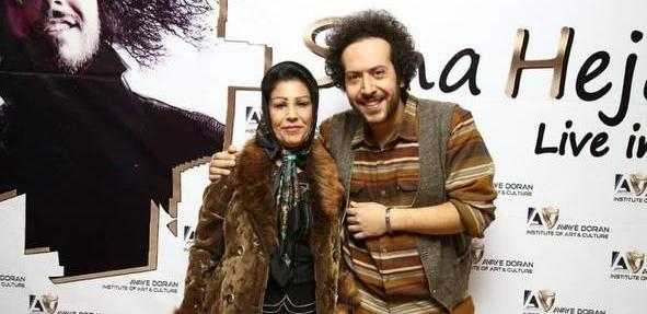 عکس سینا حجازی و همسرش
