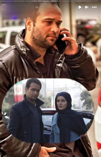 عکس سینا در فیلم آوای باران
