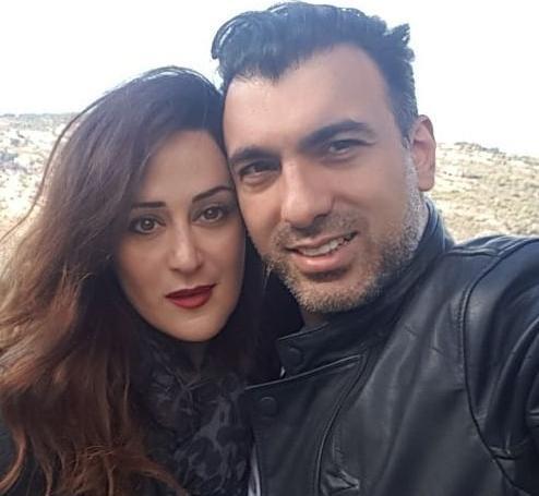 عکس سینا ولی الله با همسرش