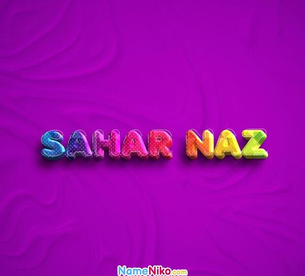 عکس اسم سحر به انگلیسی