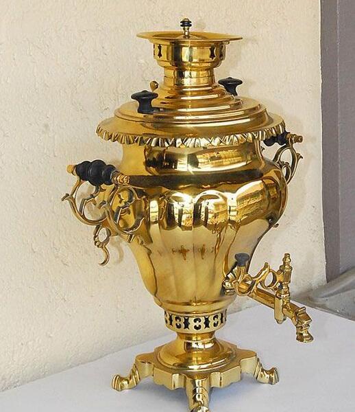 عکس سماور طلایی