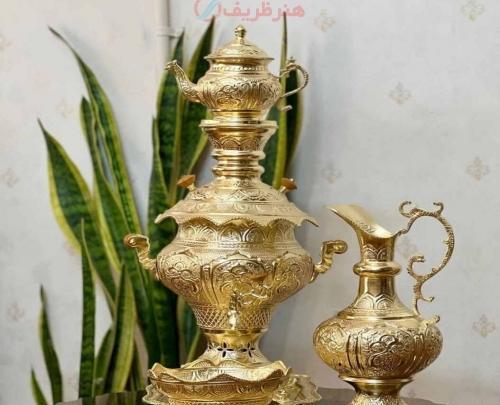 عکس سماور طلایی