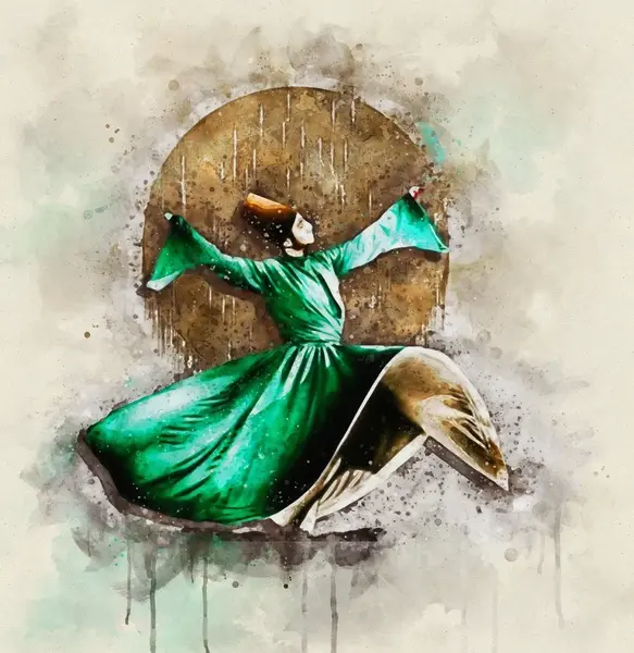 عکس رقص سماع زن