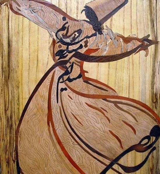عکس رقص سماع با شعر