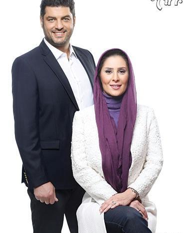 عکس سام درخشانی و همسر و فرزندش