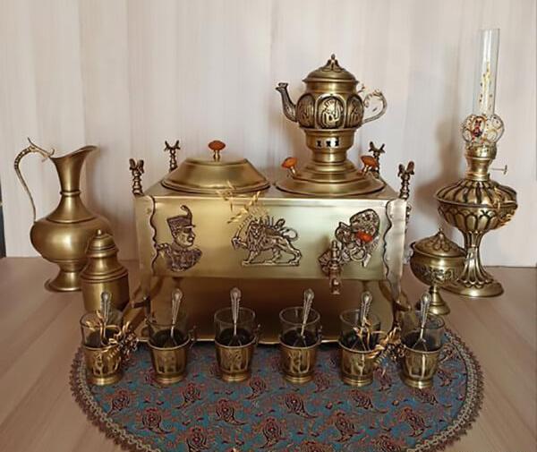 عکس سماور طلا قدیمی