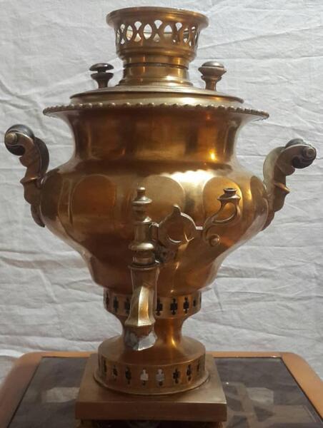 عکس سماور روسی طلا