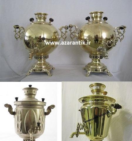 عکس سماور روسی طلا