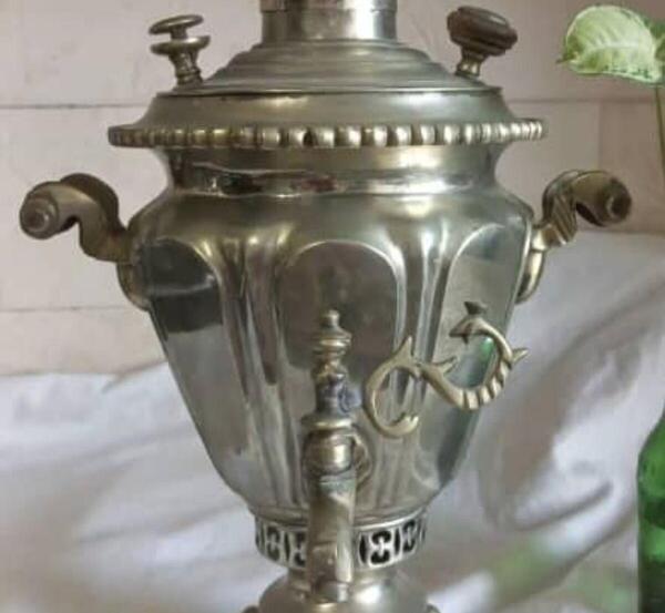 عکس سماور روسی طلا