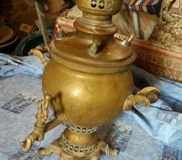 عکس سماور روسی طلا