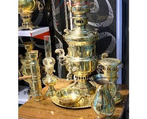 عکس سماور روسی طلا