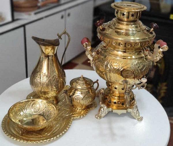 عکس سماور برنجی با قیمت