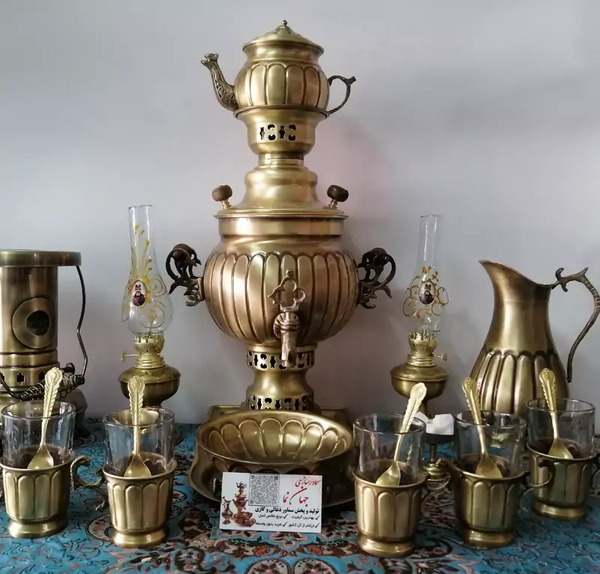 عکس سماور برنجی با قیمت