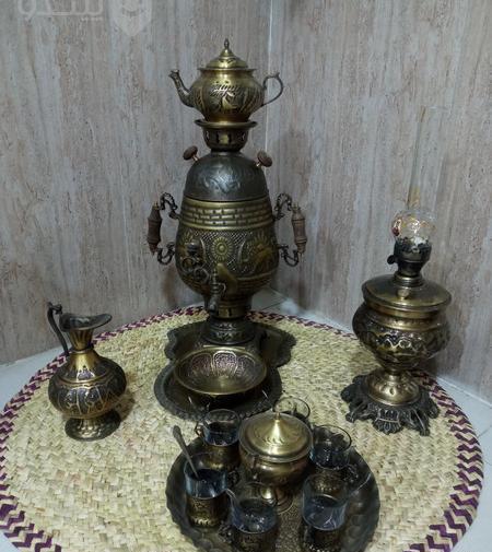 عکس سماور ذغالی برنجی