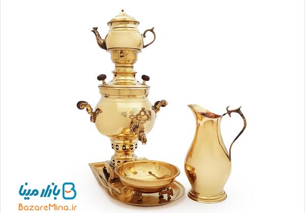 عکس سماور ذغالی برنجی