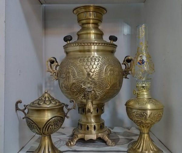 عکس سماور ذغالی برنجی