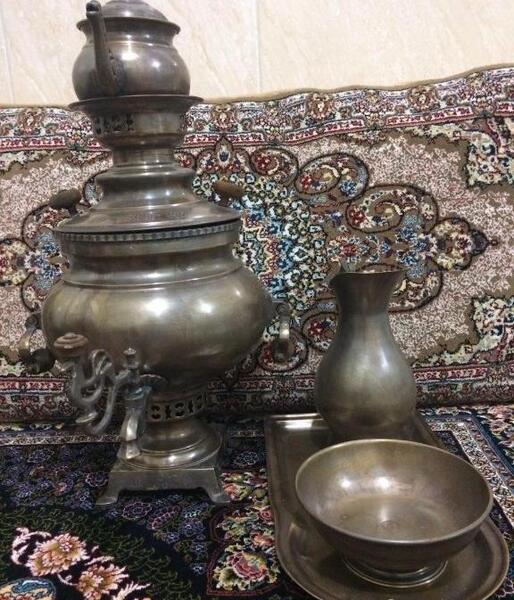 عکس سماور زغالی قدیمی روسی