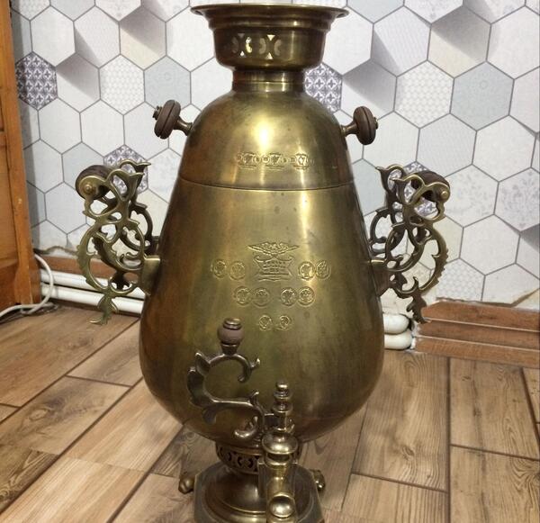 عکس سماور زغالی قدیمی روسی