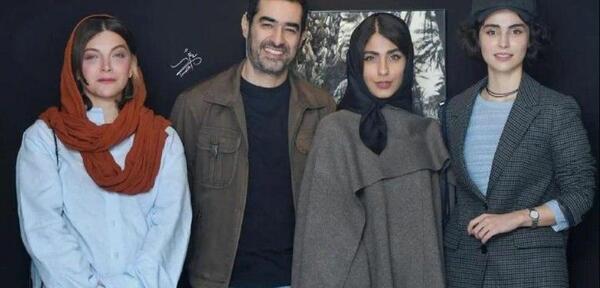 عکس ساناز ارجمند و شهاب حسینی