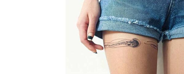 عکس تاتو روی پای سوگند