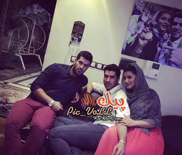 عکس سوگند و همسرش و بچه اش