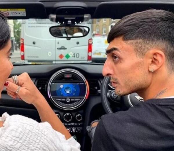 عکس سوگند خواننده و همسرش و فرزندش