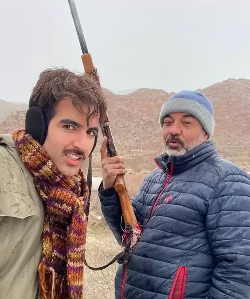 عکس سعید آقاخانی و دخترانش