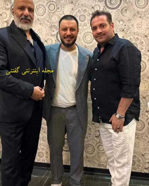 عکس سعید آقاخانی و همسر و فرزندانش