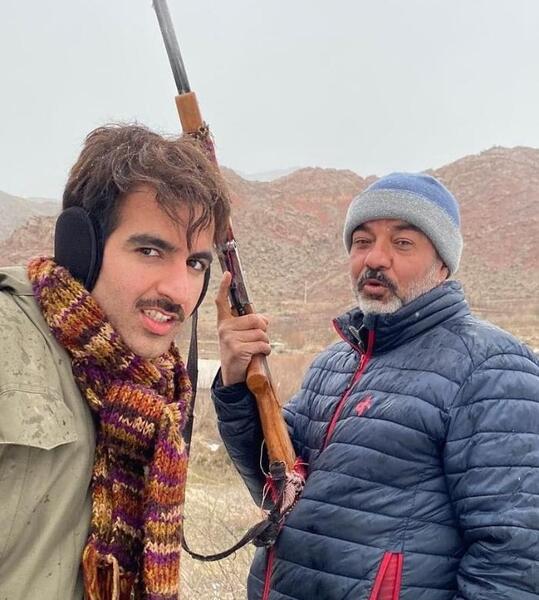 عکس سعید آقاخانی و همسر و فرزندانش