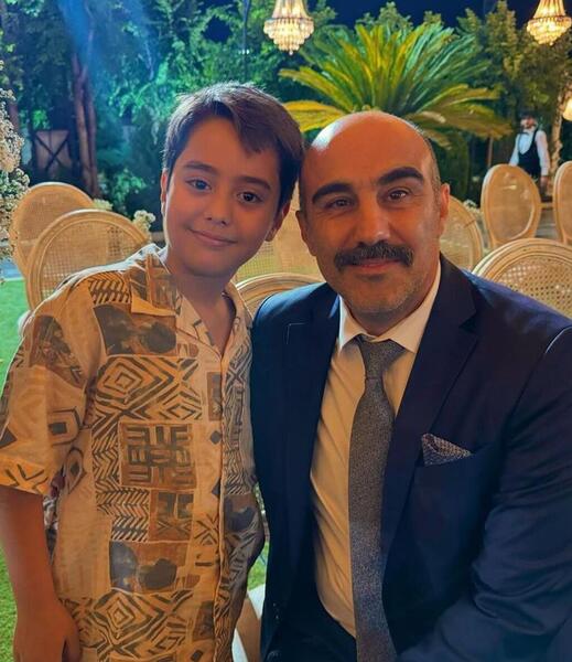 عکس سعید آقاخانی با همسرش