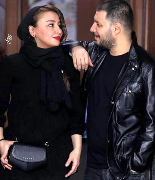 عکس سعید آقاخانی با همسرش