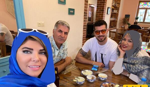 عکس سعید عزت اللهی و خواهرش