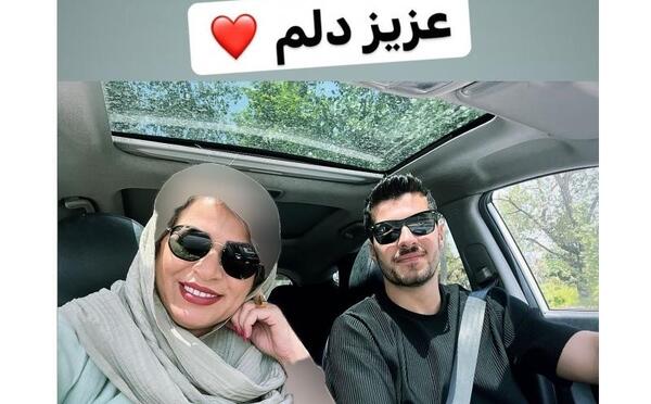 عکس سعید عزت اللهی و خواهرش