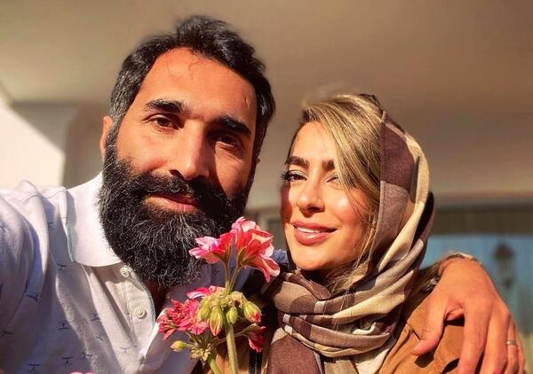 عکس سمانه پاکدل و همسرش در عروسی گلزار
