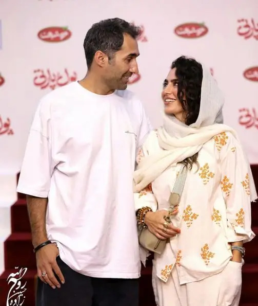 عکس سمانه پاکدل و همسرش در عروسی گلزار