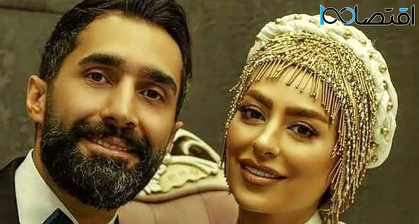 عکس سمانه پاکدل و همسرش در عروسی گلزار
