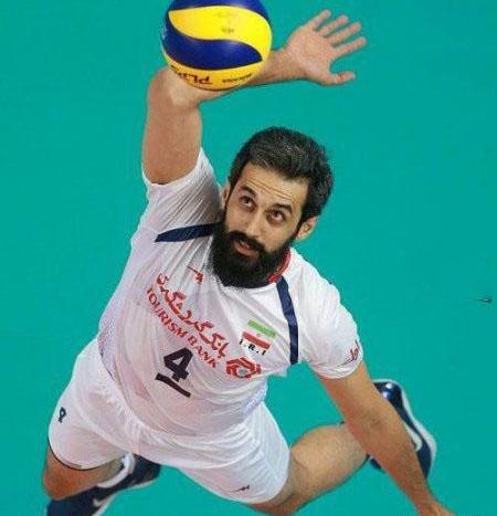 عکس سعید معروف والیبال