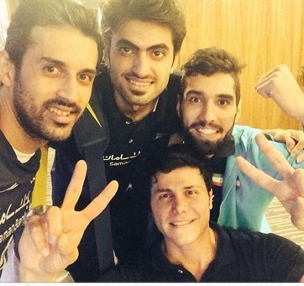 عکس سعید معروف والیبال
