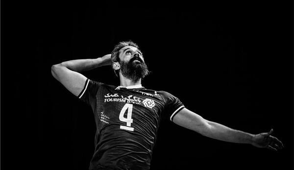 عکس سعید معروف والیبال
