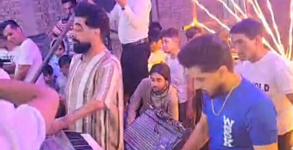 عکس سعید کریمی و نامزدش